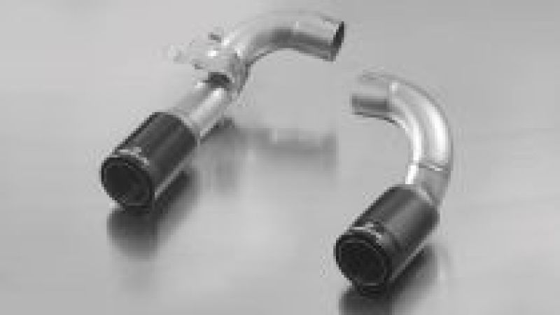 BMW 3 Series Performance Exhaust - Remus - 84mm Dual Straight w/Carbon Insert - Black Chrome - `12-`27